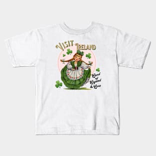 "Visit Ireland" vintage-inspired t-shirt Kids T-Shirt